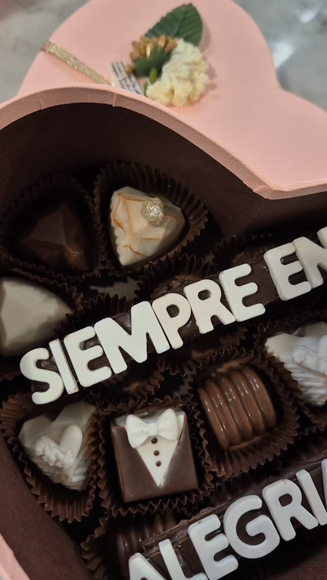 Bombones para bodas — foto real de Numiel